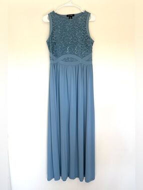 Candalite Blue Prom Dress Size M